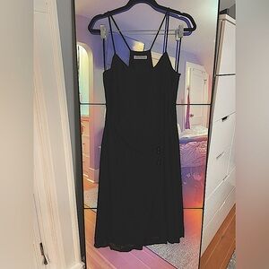 Vintage Emporio Armani Black Wrap Dress